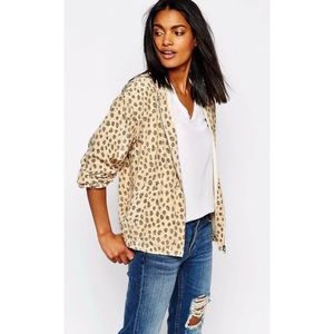 Equipment Femme Silk Jacket Vermont Hoodie